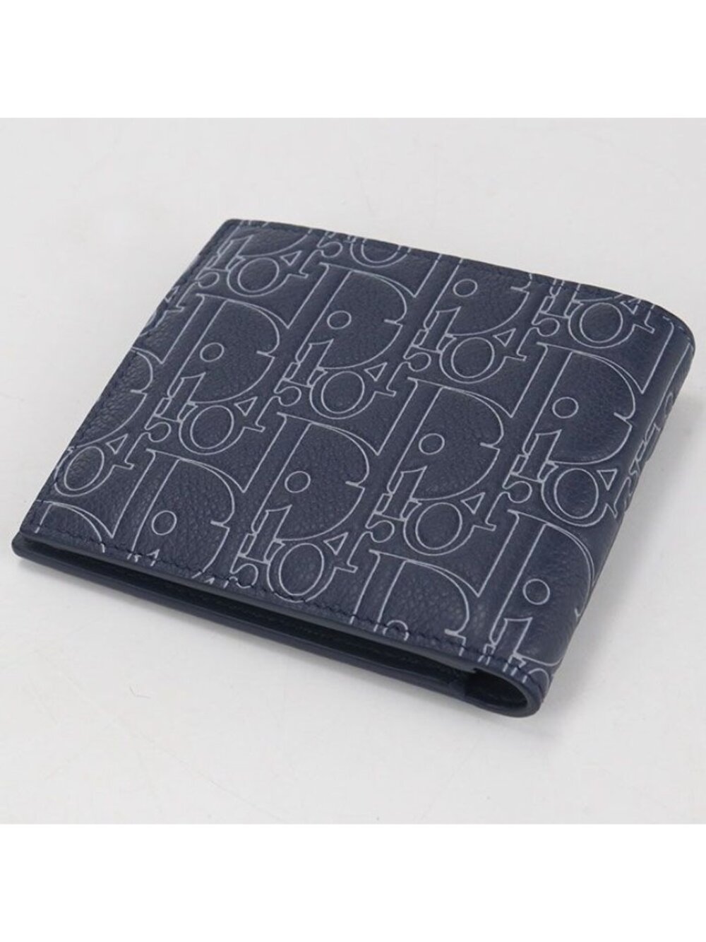 Dior Bifold Wallet Gravity Out Line Leather - Picture 2 of 7
